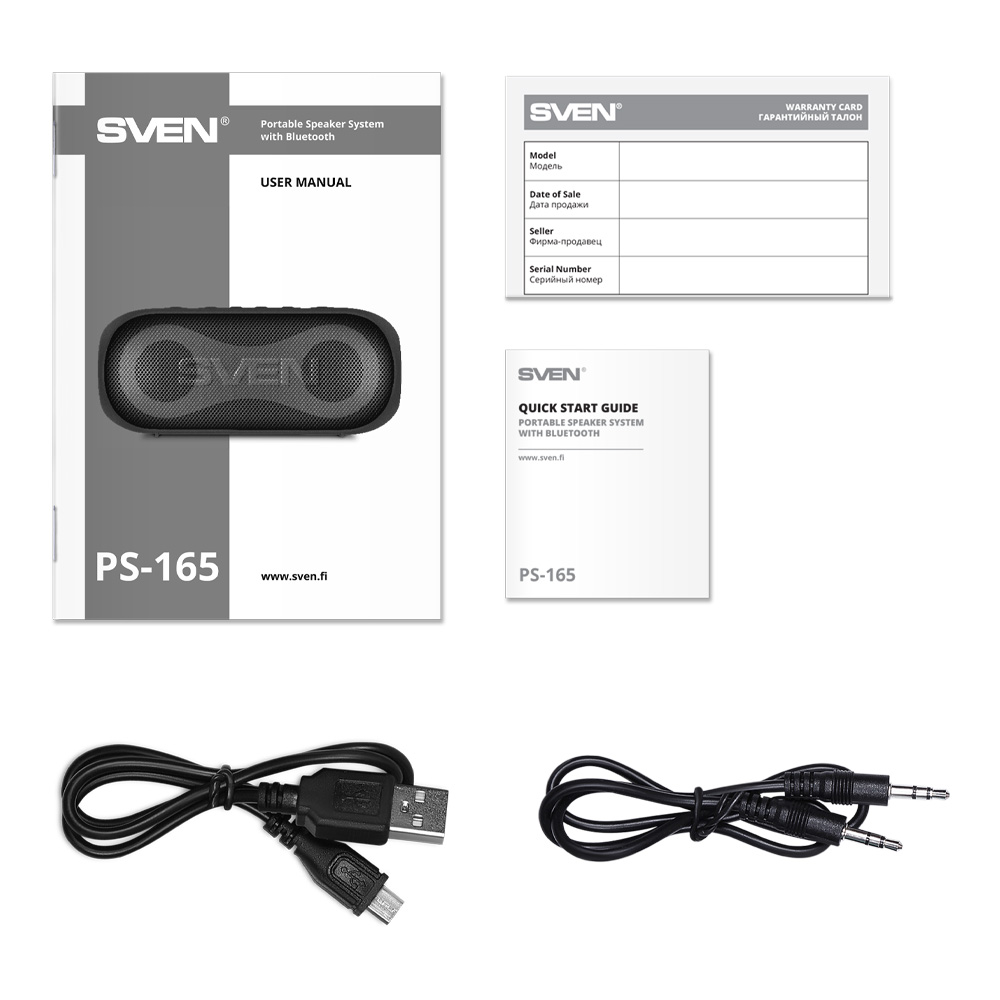 Портативная колонка Sven PS-165 Black photo 6