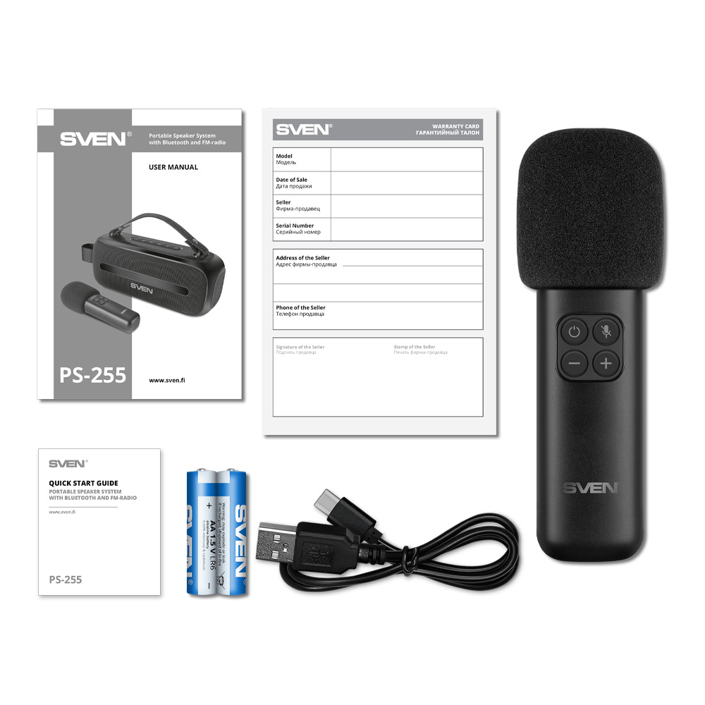 Boxa portabila Sven PS-255 Black photo 3