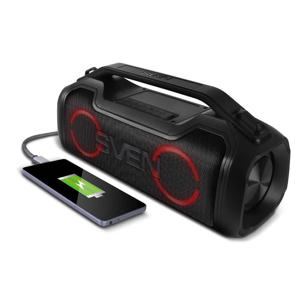 Портативная колонка Sven PS-390 Black photo 5