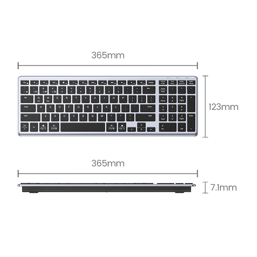 Tastatura fara fir UGREEN KU005 Black photo 3