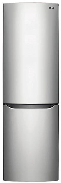 Frigider cu doua usi LG GAB379SMCL / 313 l / 173.7 cm / A+ / Inox photo 1