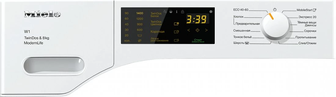 Стиральная машина Miele WWD660WCS TDos&amp;8kg 8 кг / 1400 об/мин / A+++ / Белый photo 2
