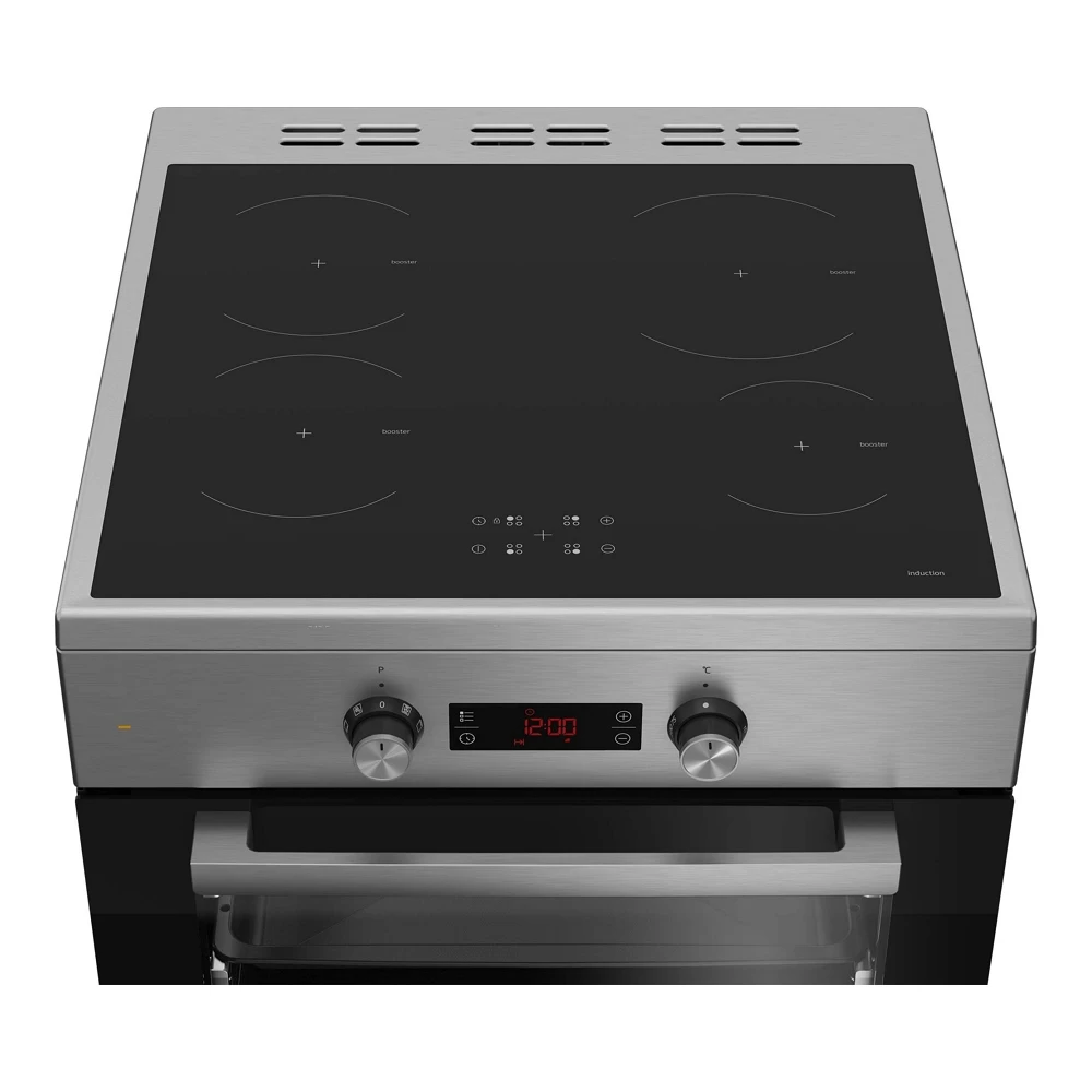 Plită electrică Beko FSM69301XCT / 4 arzatoare / Sticla-ceramica photo 5