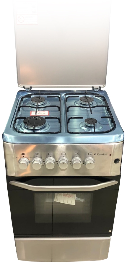 Plita de gaz Eurolux MFЕ5640IFCX / 4 arzatoare / 60 cm / Inox photo 1