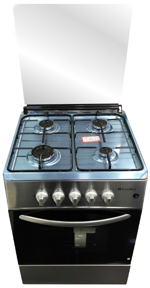 Газовая плита Eurolux MFG6640IFCX / 4 конфорок / 60 см / Нержавеющая сталь photo 1 Газовая плита Eurolux MFG6640IFCX / 4 конфорок / 60 см / Нержавеющая сталь photo 1