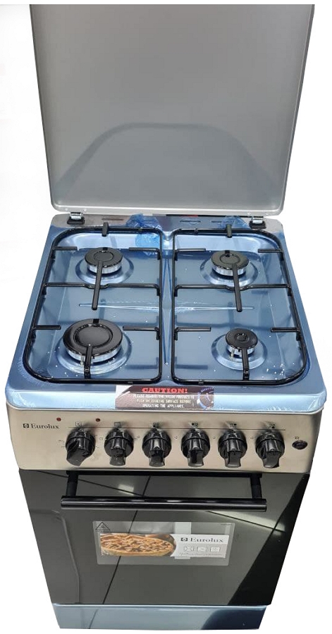 Plita de gaz Eurolux ТЕ5640IFCX / 4 arzatoare / 50 cm / Alb photo 1 Plita de gaz Eurolux ТЕ5640IFCX / 4 arzatoare / 50 cm / Alb photo 1