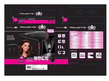 Uscator de par Rowenta CV8722D0 2200W Negru photo 3