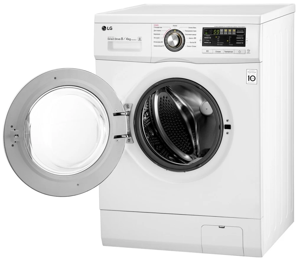 Cтирально-сушильная машина LG F1496AD3 8 кг /1400 об/мин /B /Белый photo 8