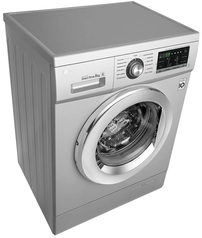 Стиральная машина LG FH2G6TD4 8 кг / 1200 об/мин / A+++ / Cерый photo 2