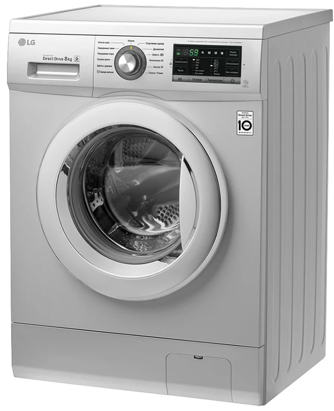Стиральная машина LG FH2G6TD4 8 кг / 1200 об/мин / A+++ / Cерый photo 7