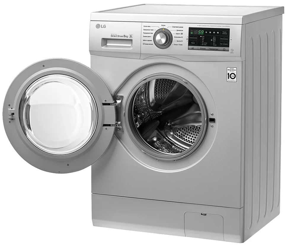 Стиральная машина LG FH2G6TD4 8 кг / 1200 об/мин / A+++ / Cерый photo 8