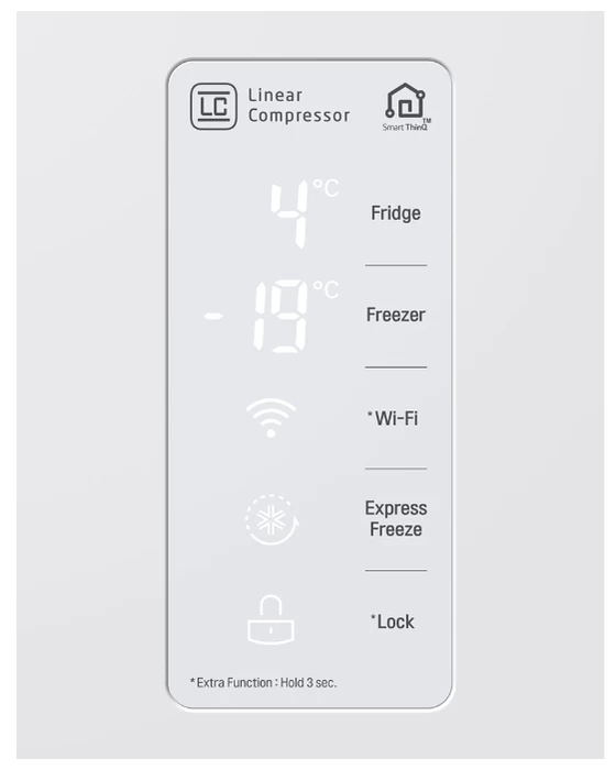 Frigider Side-by-Side LG GCB247SVDC / 626 l / 179 cm / A+ / Alb photo 6