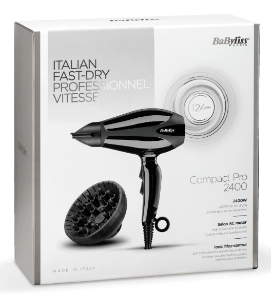 Uscator de par Babyliss 6715DE 2400W Negru photo 4