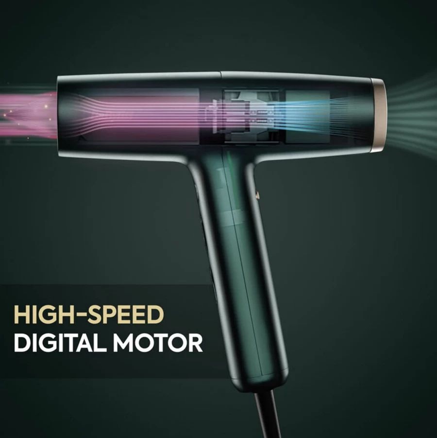 Uscator de par Babyliss D6555DE 1700W Green photo 9