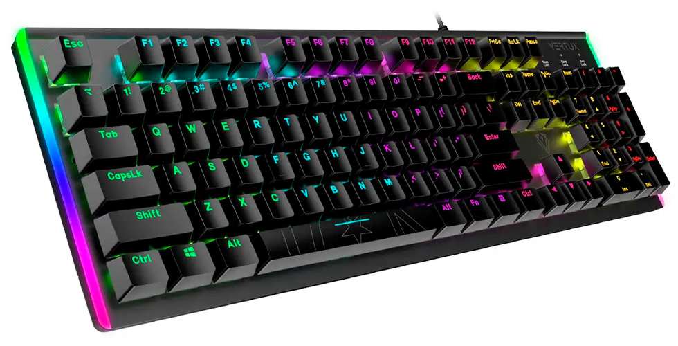 Tastatura cu fir Promate TASCOMANDO / Mecanica photo 1
