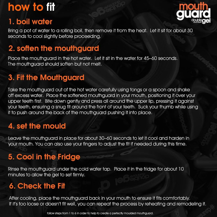 Боксерская капа d3 Mouthguard Dual Layer photo 5