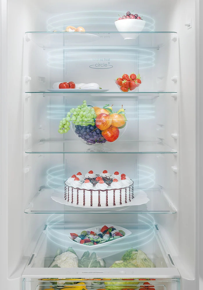 Frigider cu doua usi Candy CCE4T620DS / 377 l / 200 cm / D / Alb photo 9
