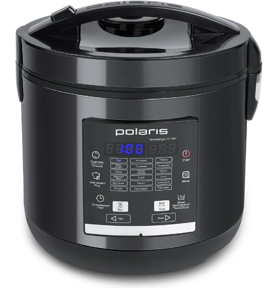 Мультиварка Polaris PMC0576ADS /5 л и более / 750 / 54авто-программ / Черный с нержавеющей сталью photo 1