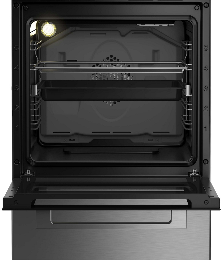 Plită electrică Beko FSM58301XCDT / 3 arzatoare / Sticla-ceramica photo 2