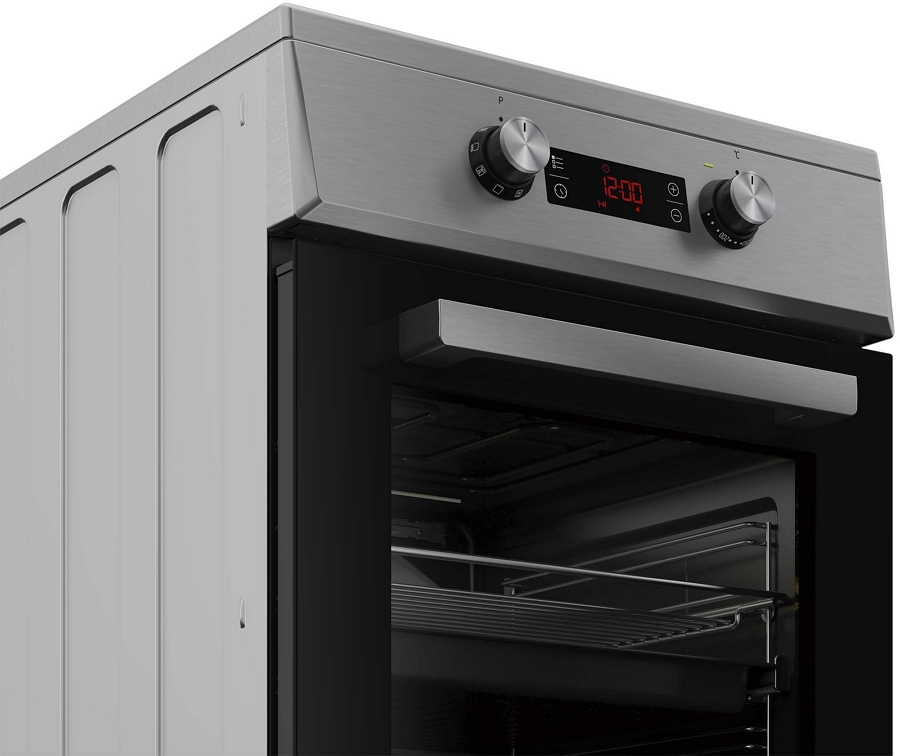 Plită electrică Beko FSM58301XCDT / 3 arzatoare / Sticla-ceramica photo 6
