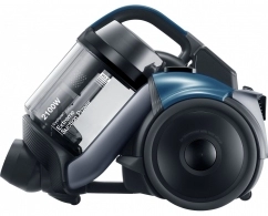 Пылесос с контейнером Samsung VC21F50HUDU/EV, 2500 Вт, 73 дБ, Голубой 