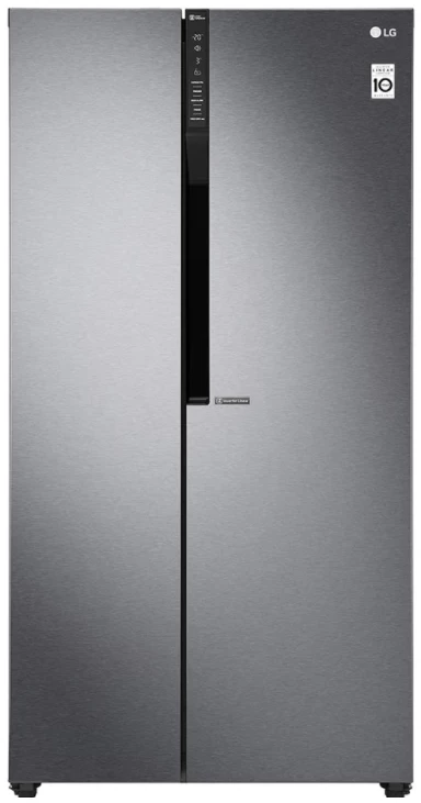 Frigider Side-by-Side LG GCB247JLDV / 613 l / 179 cm / A+ / Gri photo 1