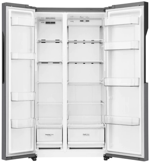 Frigider Side-by-Side LG GCB247JLDV / 613 l / 179 cm / A+ / Gri photo 2