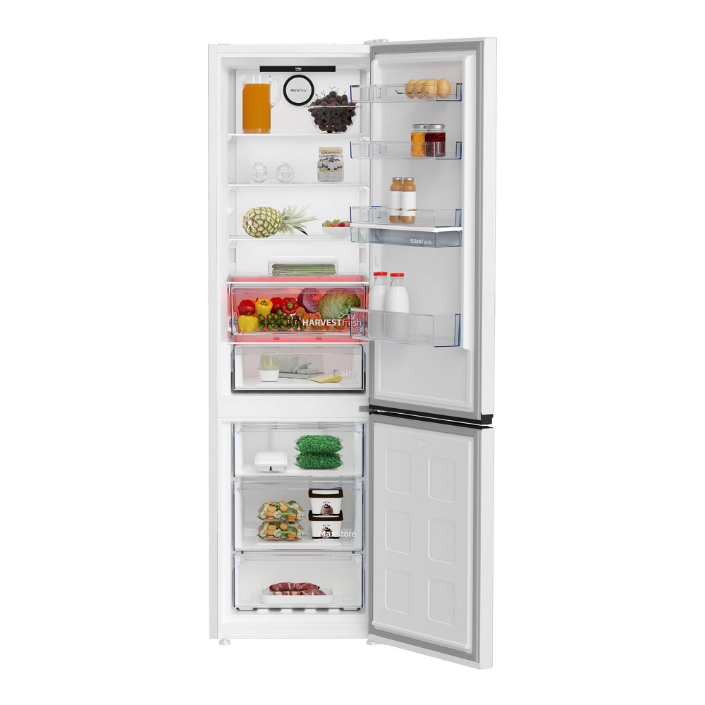 Frigider cu doua usi Beko B3RCNA404HDW / 355 l / 203.5 cm / E / Alb photo 2
