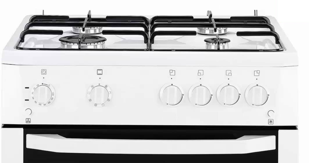 Газовая плита Beko CSG62110DW / 4 конфорок / 60 см / Белый photo 2