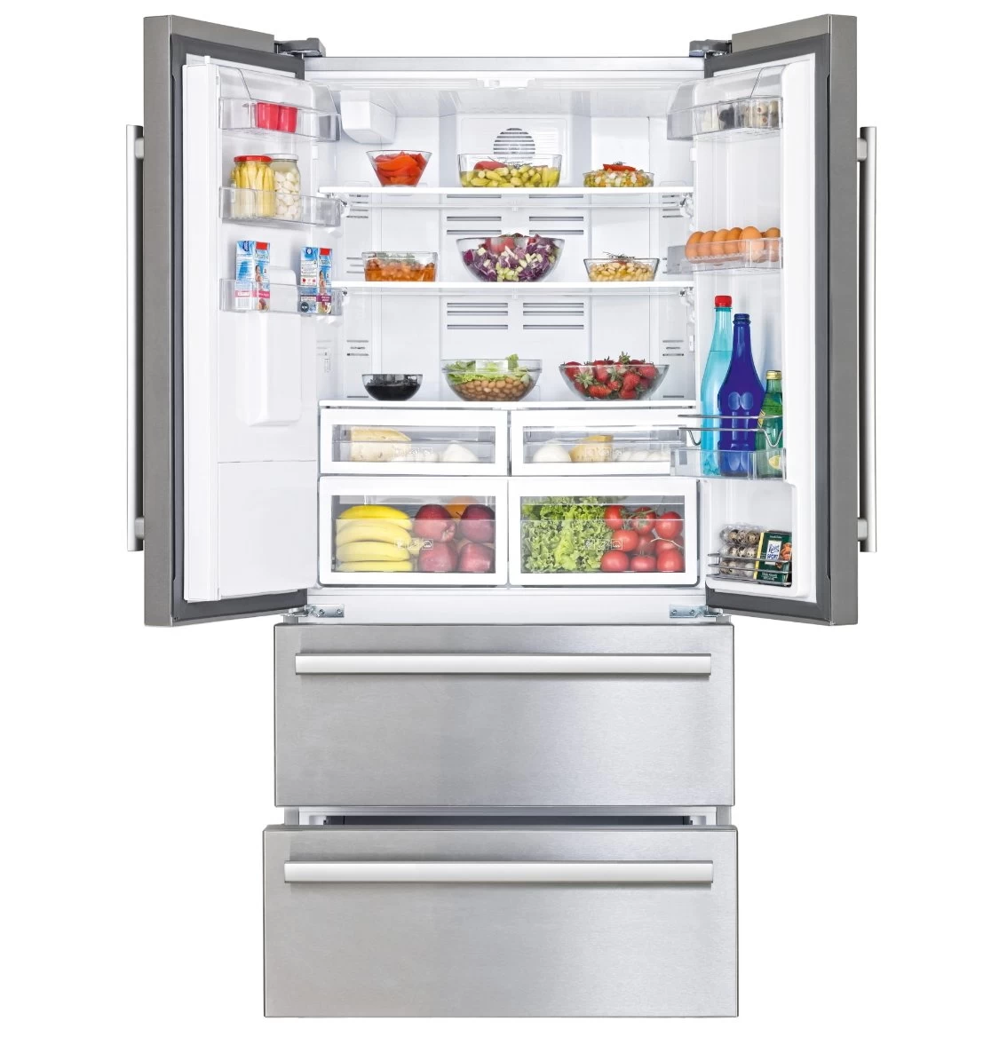 Холодильник Side-by-Side Beko GNE60521DX / 550 л / 182 см / A+ / Серый photo 2