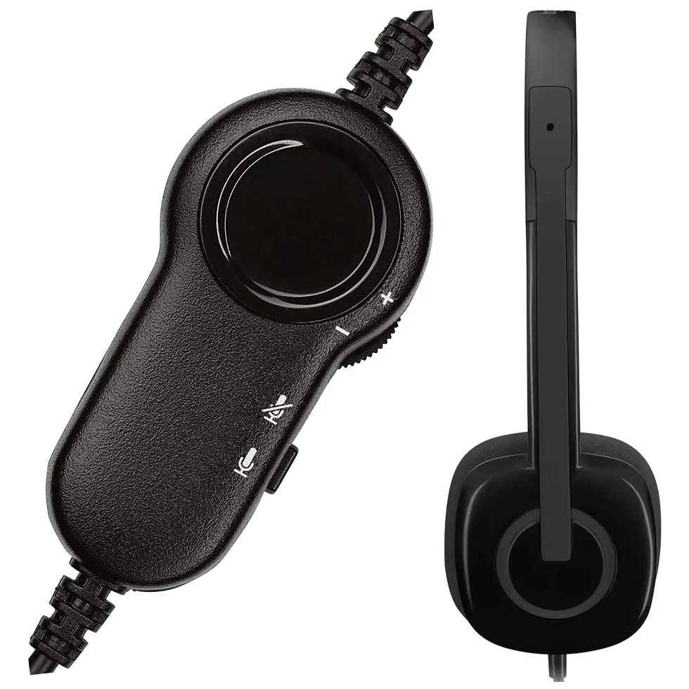 Căști Logitech Negru Cu fir / / Negru photo 3