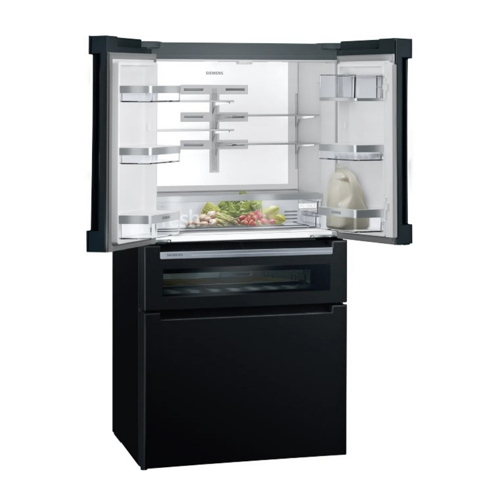 Frigider French Door Siemens KF96RSBEA / 572 l / 183 cm / E / Negru photo 2