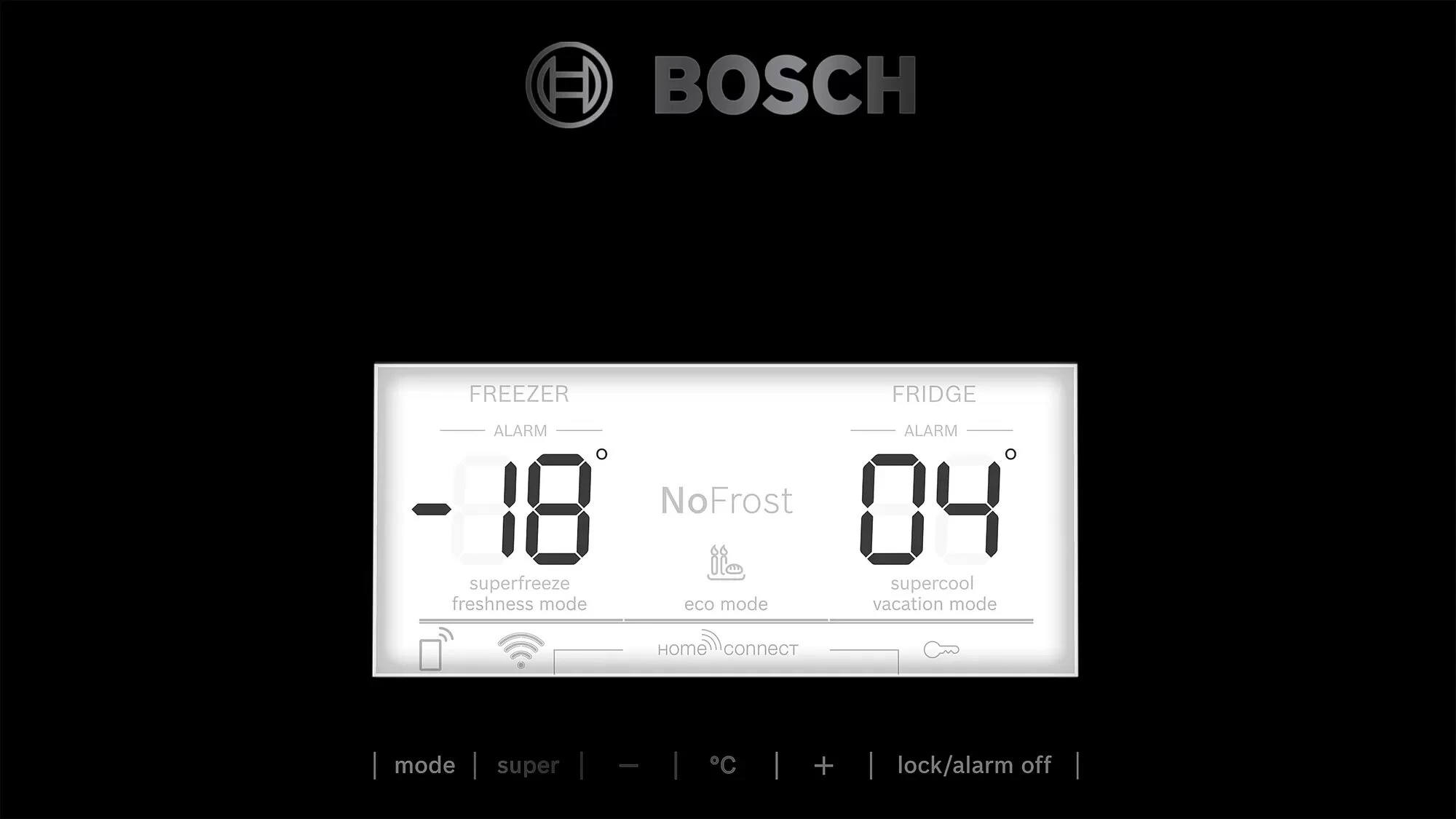 Холодильник двухдверный Bosch KGN49LBEA / 330 л / 203 см / A++ / Черный photo 4