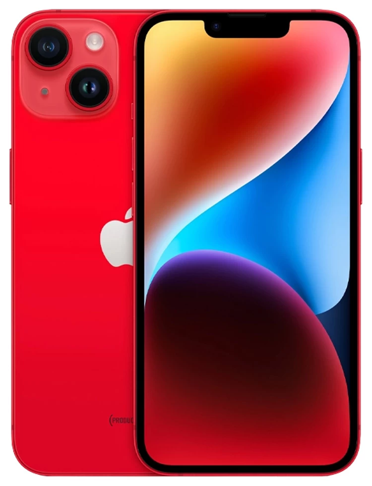 Смартфон Apple iPhone 14 / 6.1'' / 6 ГБ / 512 ГБ / Красный photo 1