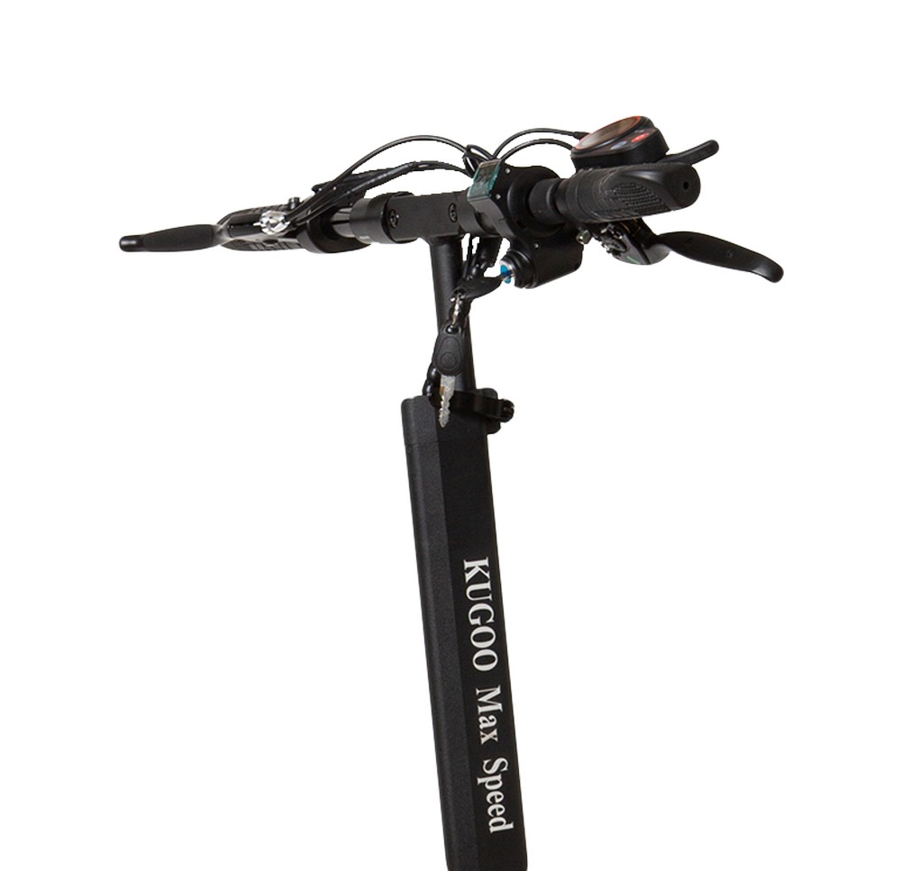 Самокат электрический Kugoo K-MaxSpeed / 600 Вт / 30 км / 45 км/ч / Черный photo 4