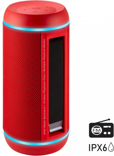 Boxa portabila Promate SILOXRED Rosu photo 1 Boxa portabila Promate SILOXRED Rosu photo 1