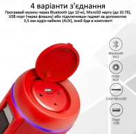 Boxa portabila Promate Silox Red thumbnav 6