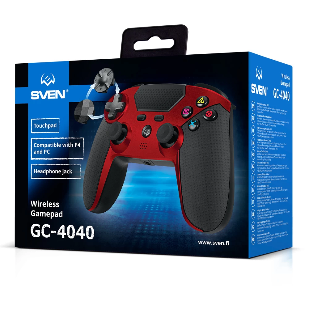 Gamepad fara fir Sven GC-4040 Red photo 5