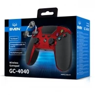 Gamepad fara fir Sven GC-4040 Red thumbnav 5