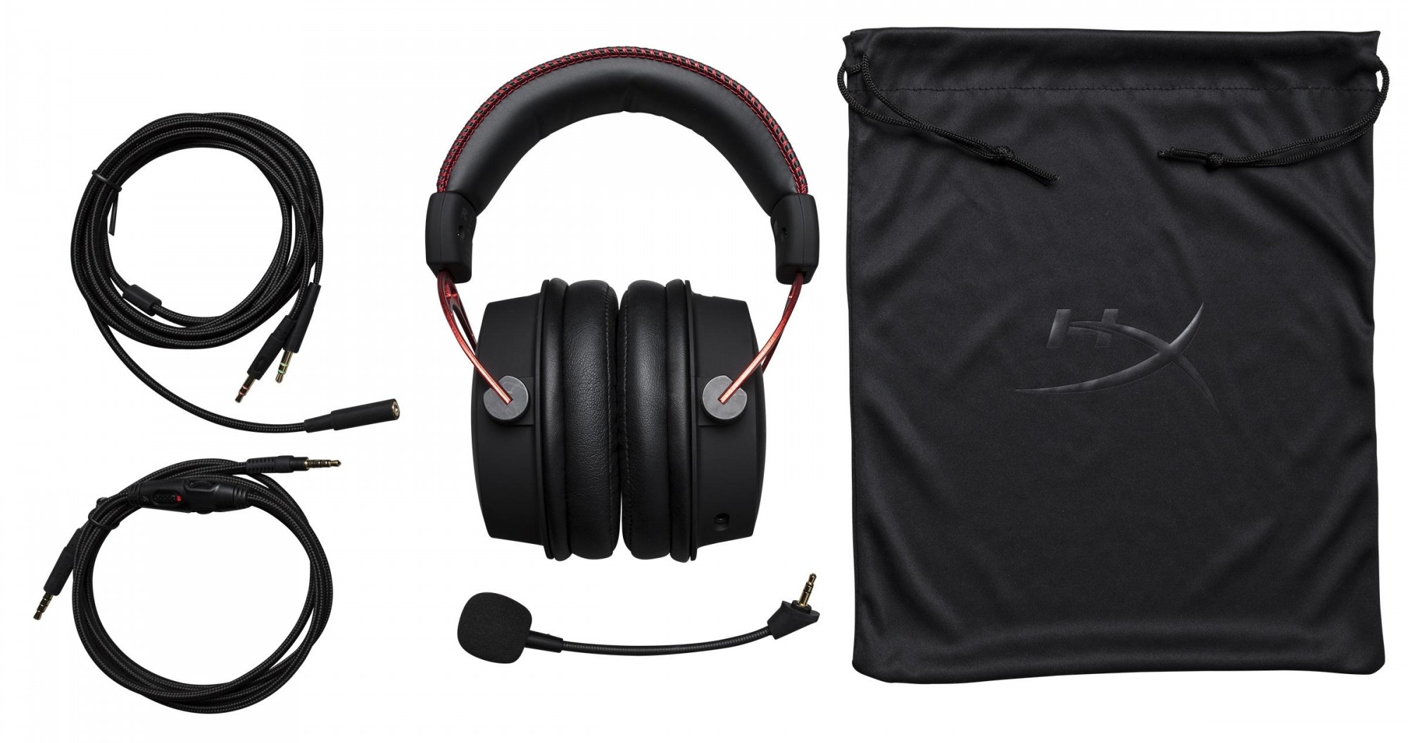 Căști HyperX Negru cu rosu / Gaming / Negru cu rosu photo 4