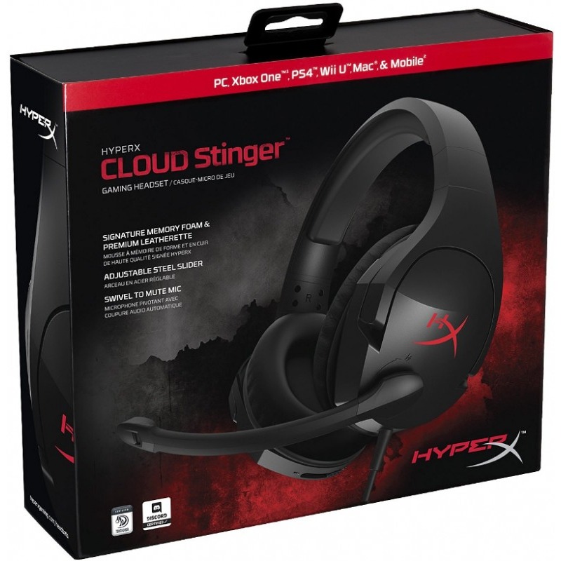 Căști HyperX Negru cu rosu / Gaming / Negru cu rosu photo 3