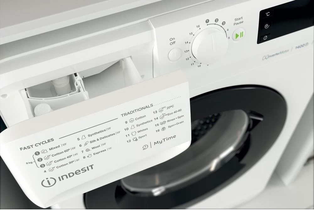 Masina de spalat Indesit MTWE81495WKEE 8 kg / 1400 rot/min / B / Alb photo 2