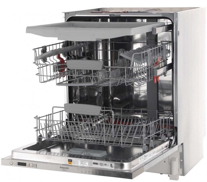 Mas. de spalat vase incorporabila Hotpoint - Ariston HI5020WEF Gri /14 Seturi /De dimensiune completa photo 11