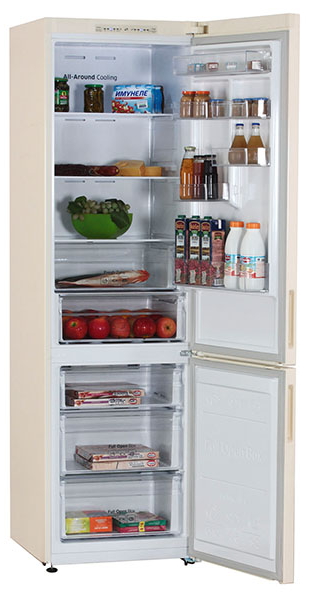 Frigider cu doua usi Samsung RB37J5000EF / 367 l / 201 cm / A+ / Bej photo 6