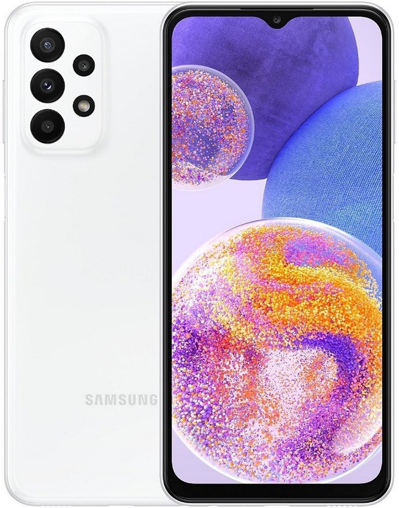 Смартфон Samsung Galaxy A23 / 6.6'' / 6 ГБ / 128 ГБ / Белый photo 1 Смартфон Samsung Galaxy A23 / 6.6'' / 6 ГБ / 128 ГБ / Белый photo 1
