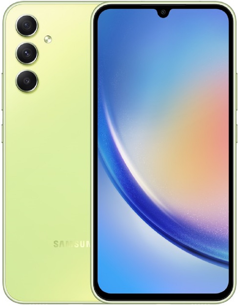 Смартфон Samsung Galaxy A34 / 6.6'' / 6 ГБ / 128 ГБ / Зеленый photo 1 Смартфон Samsung Galaxy A34 / 6.6'' / 6 ГБ / 128 ГБ / Зеленый photo 1