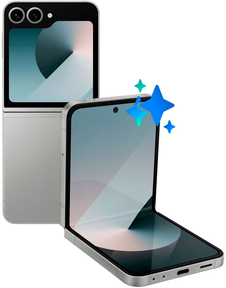 Смартфон Samsung Galaxy Flip6 / 6.7'' / 12 ГБ / 512 ГБ / Silver Shadow photo 1
