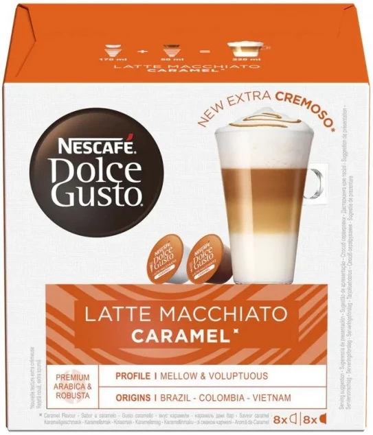 Cafea Capsule Nescafe LATTEMACCHIATOCARAMEL 145gr photo 1