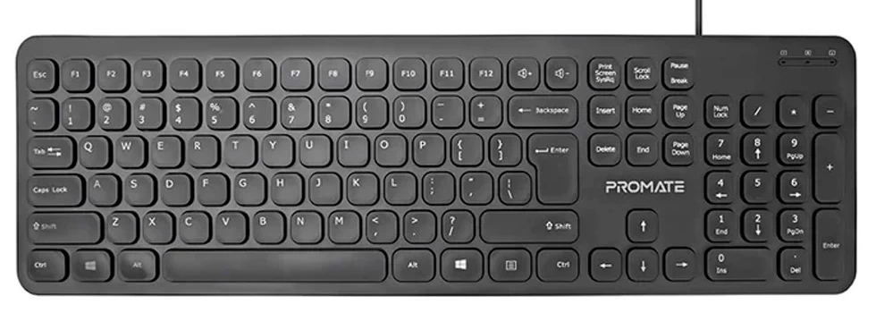 Tastatura cu fir Promate TASEASYKEY4EN / Mecanica photo 1