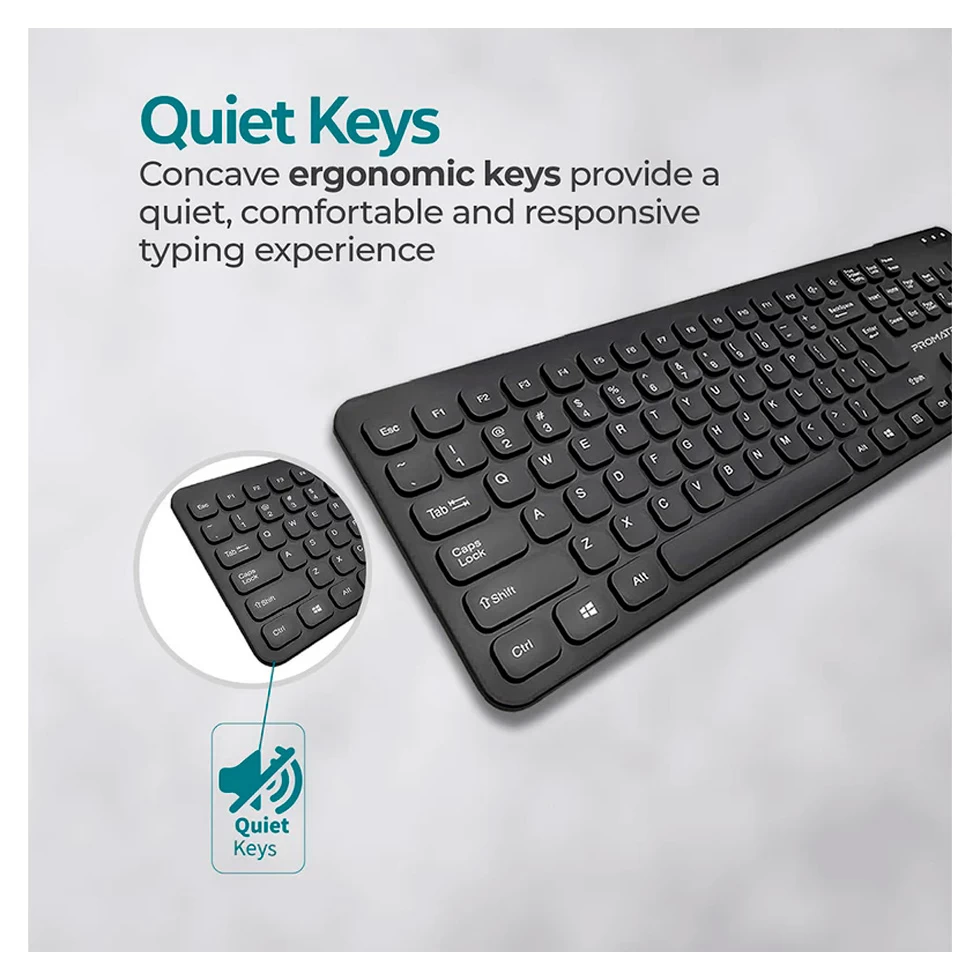 Tastatura cu fir Promate TASEASYKEY4EN / Mecanica photo 4